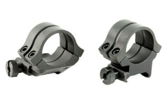 WEAVER QUAD LOCK RNGS 1" HI EXT MBLK