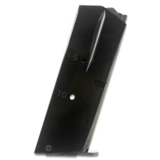 KelTec P-11 9mm magazine showing 10 rounds loaded