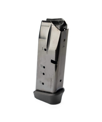 KelTec P15 9mm magazine showing 15 rounds loaded