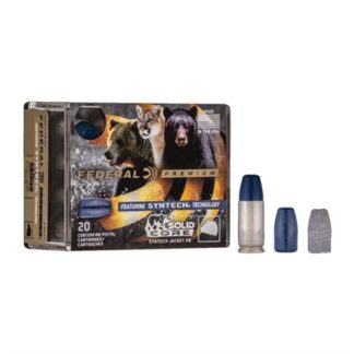 SOLID CORE SYNTECH 357 MAGNUM 180GR SOLID FLAT NOSE 20/BOX