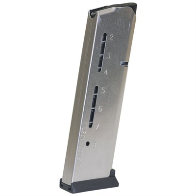 GOVT .45 ACP 8-RD, SILVER, POLYMER BASE