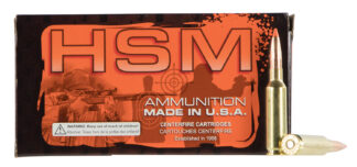 HSM 3082N Match  308 Win 168 gr Sierra MatchKing BTHP 20 Per Box/ 25 Case