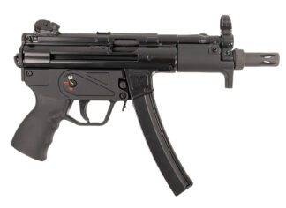 MAC 12750005 5K  9mm Luger 30+1 5.80" Black Phosphate Steel Threaded Barrel, Black Phosphate Optics Ready Receiver/Frame, Black Grip, Ambidextrous
