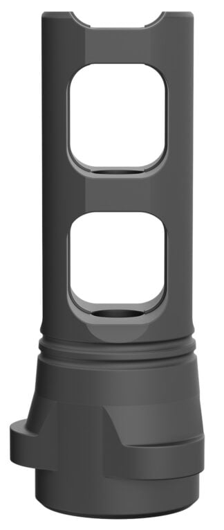 Breek Arms BRK4310 Breek LOK 3QD Gemini Dual-Port Black Nitride Steel 1/2"x28 Threads 223 Cal/5.56mm