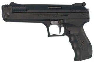 Beeman 2004 P17 Deluxe Air 177 Pellet 4.50" Polymer Frame Frame Black Finger Grooved Rubber Grips