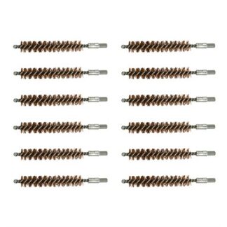 DOUBLE-TUFF BRONZE RIFLE BRUSH 375 CALIBER 12 PACK