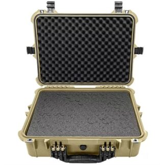 20'' LARGE HARD GEAR CASE W/RAGAR FOAM INSERTS TAN