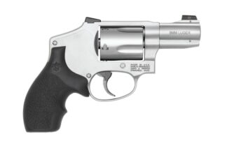 SMITH AND WESSON MODEL 940-3 9MM 2.17IN BARREL 5RD STAINLESS HAMMERLESS HOGUE GRIP THREE FULL MOON CLIPS 14295