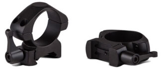 Konus 7410 Steel Rings  Matte Black 30mm Quick Release Medium 0 MOA