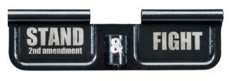 Phase 5 Weapon Systems EPCSTAND Ejection Port Door  AR-15 Black Parkerized Steel 3.10" Engraved "Stand & Fight"