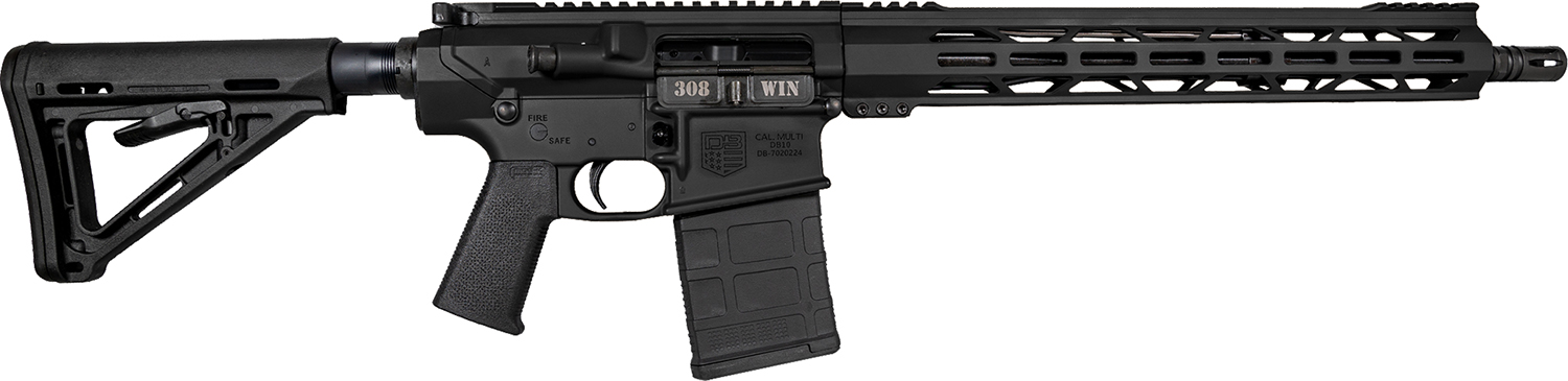Diamondback DB1018C001 DB10 308 Win 20+1 16" Nitride Treated Threaded Steel Barrel w/A2 .30 Cal Flash Hider, A3 Flattop Upper, 15" M-LOK Handguard, Magpul MOE Carbine Stock, Magpul MOE K Grip
