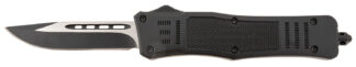Steel River Knives T618BDP Spartan Medium 3.25" Drop Point Plain Black/Silver 440C SS Blade/ 4.50" Black Aluminum Zinc Alloy Handle