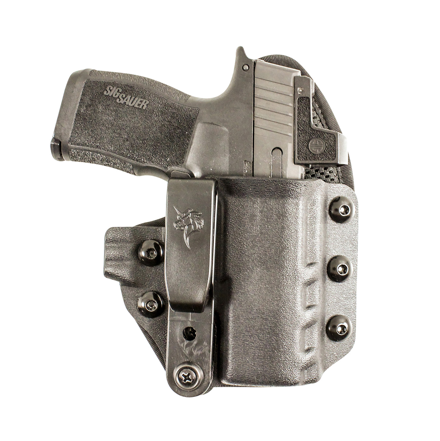 DeSantis Gunhide 206KA3TZ0 Uni-Tuk IWB Black Kydex Belt Clip Fits Glock 43/43X/43X MOS Right Hand