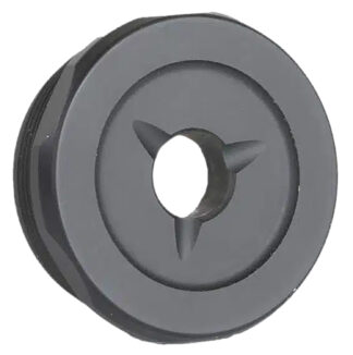 Jk Armament JK155PROEC30 155 Pro Flash Reducer End Cap 30 Cal 1.375"x24 Ti6AL4V Titanium Black