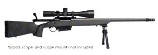 Horizon Firearms RF019C221816C20 Vandal Carbon II 22 Creedmoor 18" Black Fluted Barrel, Black Drilled & Tapped Receiver, Black Iota EKO X Carbon Fiber Stock