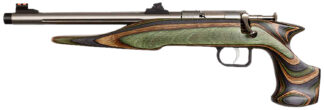 Chipmunk 41105 Hunter Adult 22 Mag 1rd 9" Threaded Stainless Steel Single Shot Barrel, Camo Laminate Stock