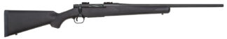 Mossberg 27909 Patriot Full Size 6.5 Creedmoor 5+1 22" Matte Blued Fluted Barrel, Matte Blued Stainless Steel Receiver Drilled & Tapped, Black Fixed Synthetic Stock, Right Hand