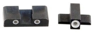 AmeriGlo SG161 Classic Tritium Sight Set for Sig Sauer  Green Tritium White Outline Front Sight-Green Tritium White Outline Rear Sight