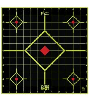 PROSHOT SPLATTER SHOT 12IN GREEN SIGHT-IN TARGET - 12 QTY. PACK 12SI-GREEN-12PK