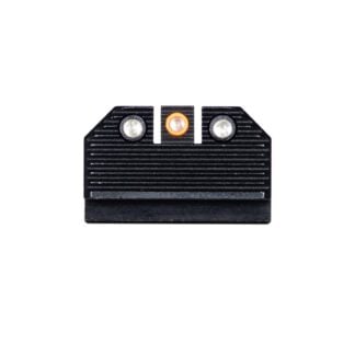 Night Fision Optics Ready Stealth Night Sight Set Orange Front Black Rear for Glock 43x MOS
