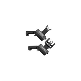 AR-15 FLIP-UP 45 DEGREE OFFSET SIGHT SET BLACK