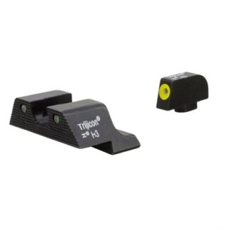 HD XR NIGHT SIGHT SET-GLOCK~ 17,19,22,26,32,37 YELLOW FRNT