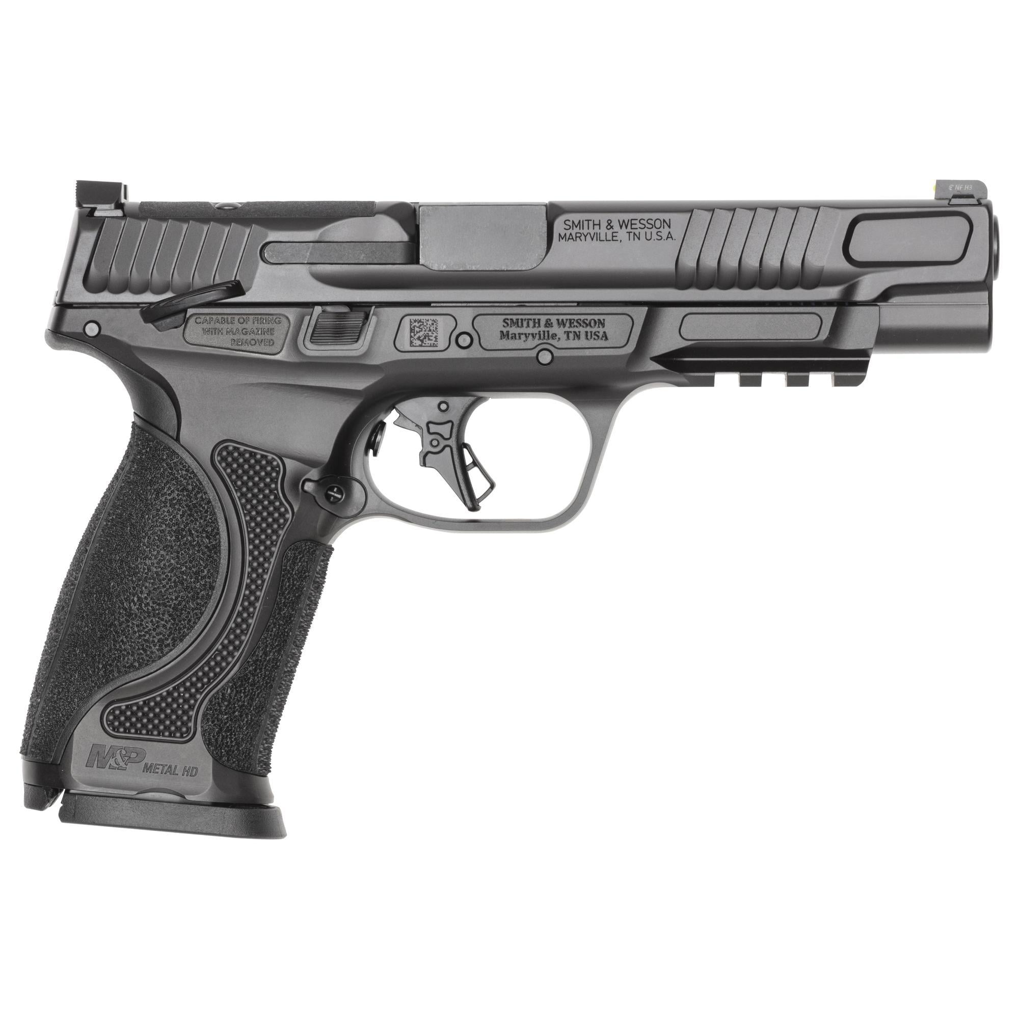 SMITH & WESSON M&P 9 M2.0 METAL HD OPTIC READY TS BLACK 9MM 5IN 17RD SF 14672
