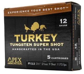 Turkey 12GA 3.5" 2.5oz TSS #9 5/Bx