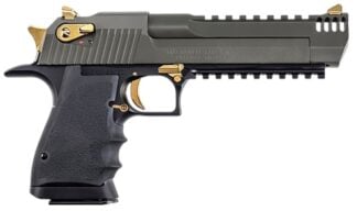 Desert Eagle L6 .50AE 6" Blk/Milspec Grn 7rd