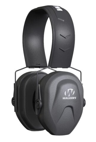 Walker's GWPCRPAS Razor Compact Passive Muff 24 dB Over the Head Black Polymer Fits Youth/Women