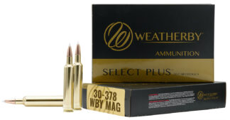 Weatherby H303220ELDX Select Plus  30-378WthbyMag 220gr Hornady ELD X 20 Per Box/10 Case
