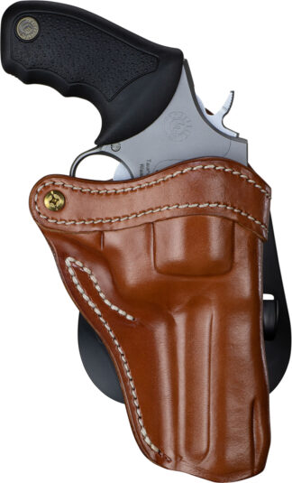 1791 Gunleather PDHR2CBRR RVH2  OWB Classic Brown Leather Paddle Fits Ruger GP100 Right Hand