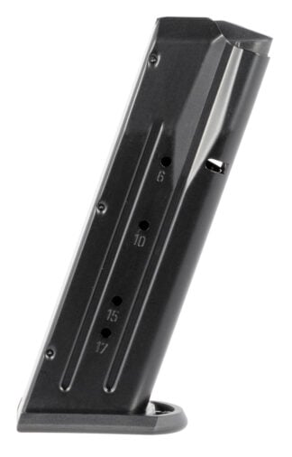 Mec-Gar MGWIT9LFAFC Tanfoglio 17rd 9mm Luger, Fits Tanfoglio Witness Large Frame Blued w/Anti-Friction Coating Carbon Steel