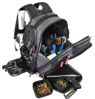 GPS Bags 1812BPG Executive  Gray Holds 5 Handguns