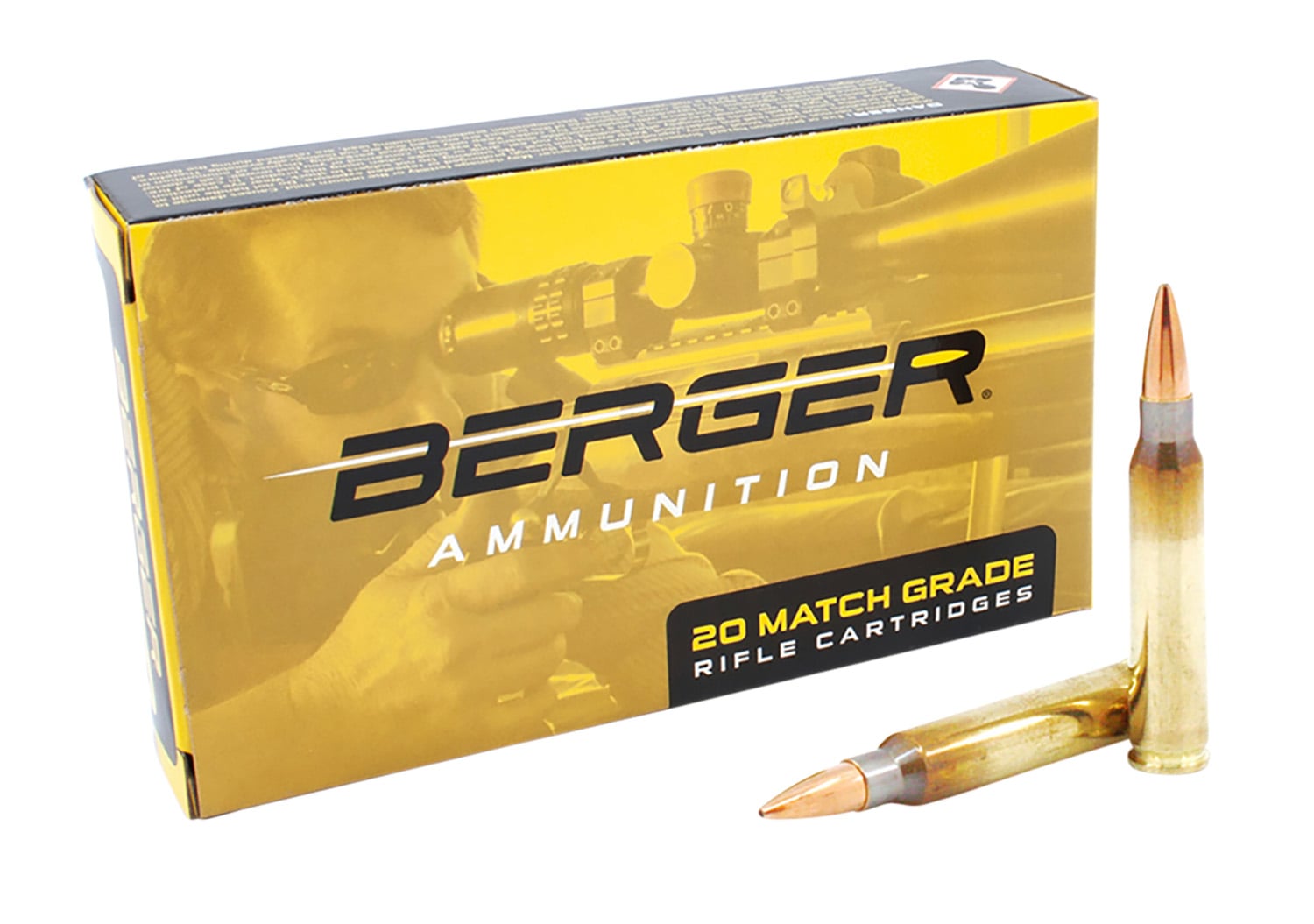 Berger Bullets 23020 Target Rifle 223Rem 73gr Boat Tail 20 Per Box/10 Case