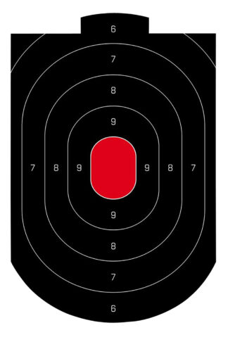 Birchwood Casey 35609 Dirty Bird  Oval Paper Target 12" x 18" 50 Per Pkg