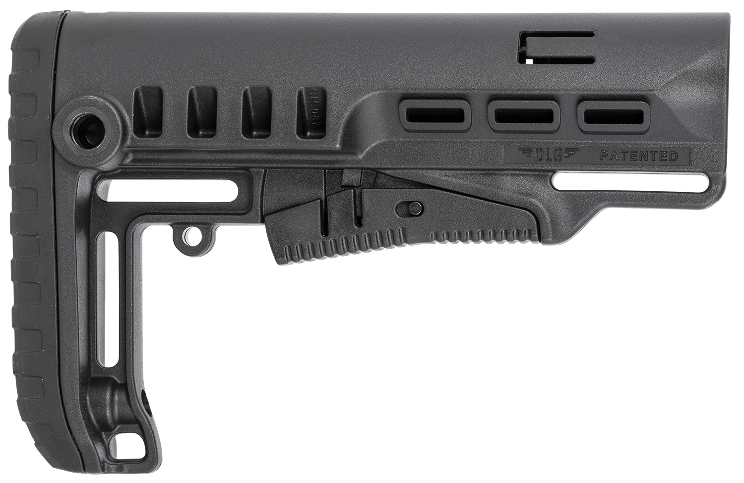 NcStar VG087 Tactical Mil-Spec Stock Black Synthetic Collapsible