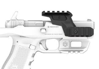 Recover Tactical UR2001 Brace Upper Rail  Black 20/20 Series Stabilizer