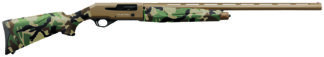 Charles Daly 930328 601 12 Gauge 4+1 3" 28" Vent Rib Barrel, Flat Dark Earth Finish Aluminum Receiver, Woodland Camo Synthetic Stock, Includes 3 Choke Tubes