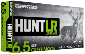 Ammo Inc 65CM140SSTA20 Hunt Long Range 6.5Creedmoor 140gr Super Shock Tip 20 Per Box/10 Case