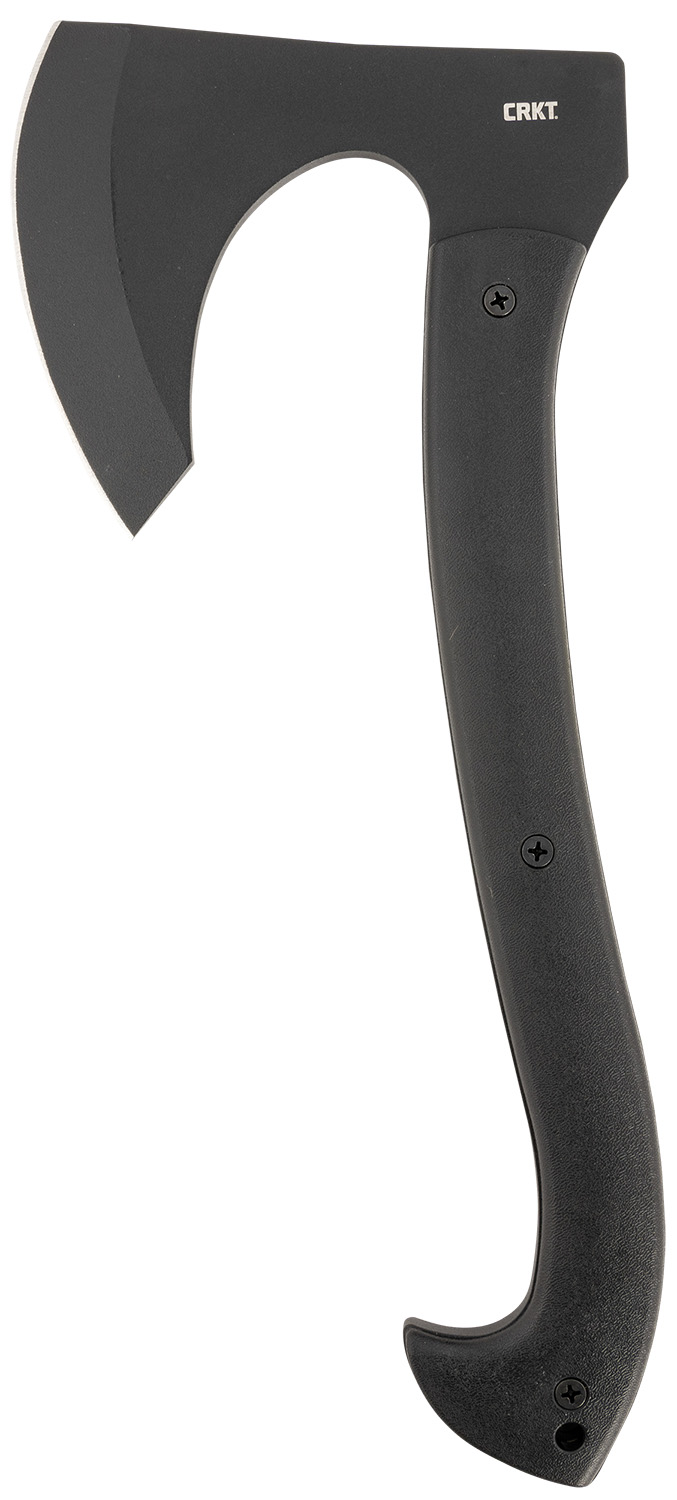 CRKT 2917 Skeggox 4.83" Plain Axe w/Beard, SK-5 Steel Blade, Black Contoured GRN Handle, 12.94" OAL