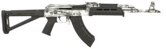 Century Arms RI4997N VSKA 7.62x39mm 30+1 16.50" Barrel w/Chevron Muzzle Brake, White Distressed Aluminum Receiver, Black Magpul MOE AK Stock, MOE Pistol Grip & Ultimak Handguard