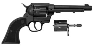 Diamondback DB053CA001 Sidekick 22 LR/22 Mag 9 Shot, 5.50" Black Cerakote Steel Barrel & Cylinder, Black Cerakote Zinc Alloy Frame, Black Checkered GFN Grip, Exposed Hammer, Hammer Safety