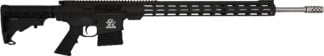 Great Lakes Firearms GL10243SSBLK AR-10  243 Win 5+1 24" Stainless Threaded Barrel, Black Aluminum Receiver w/Picatinny Rail, M-LOK Handguard, Adjustable Stock, Mil-Spec Grip, Right Hand