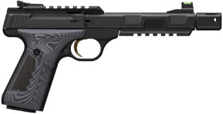 Browning 051597490 Buck Mark Contour Pro 22 LR 10+1 5.90" Matte Black Gray/Black G-10 Grip