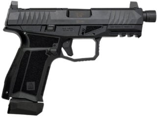 Global Ordnance LLC 815537024791 Delta M Gen2 9mm Luger 15+1 4" Black Threaded Barrel, Black Nitride Optic Cut/Serrated Slide, Black Frame, Ambidextrous