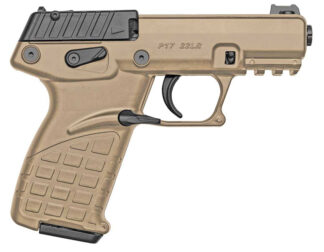 Kel-Tec P17 .22 LR semi-auto pistol in tan finish