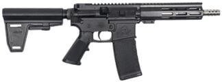 GLFA 223 WYLDE BRACED PISTOL BLACK 7.5IN BARREL 7.125IN MLOK STYLE RAIL 30RD GFORCE ARMS ADJUSTABLE ACE OF BRACE  GL15223SSPB BLK