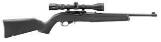 RUGER 10/22 22LR 16.4IN THREADED BARREL 10RD BLACK POLYMER STOCK W/M-LOK SLOTS BX TRIGGER 3-9X40 SCOPE RUGER HARD CASE 32001