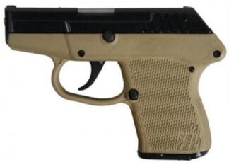 KelTec P-32 .32 ACP striker-fired pistol in BL/TAN finish